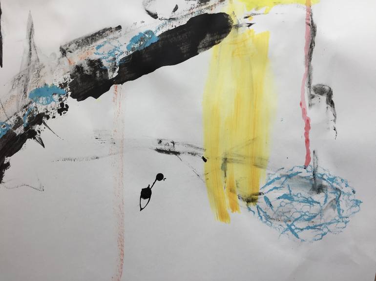 Original Abstract Drawing by Christel Haag