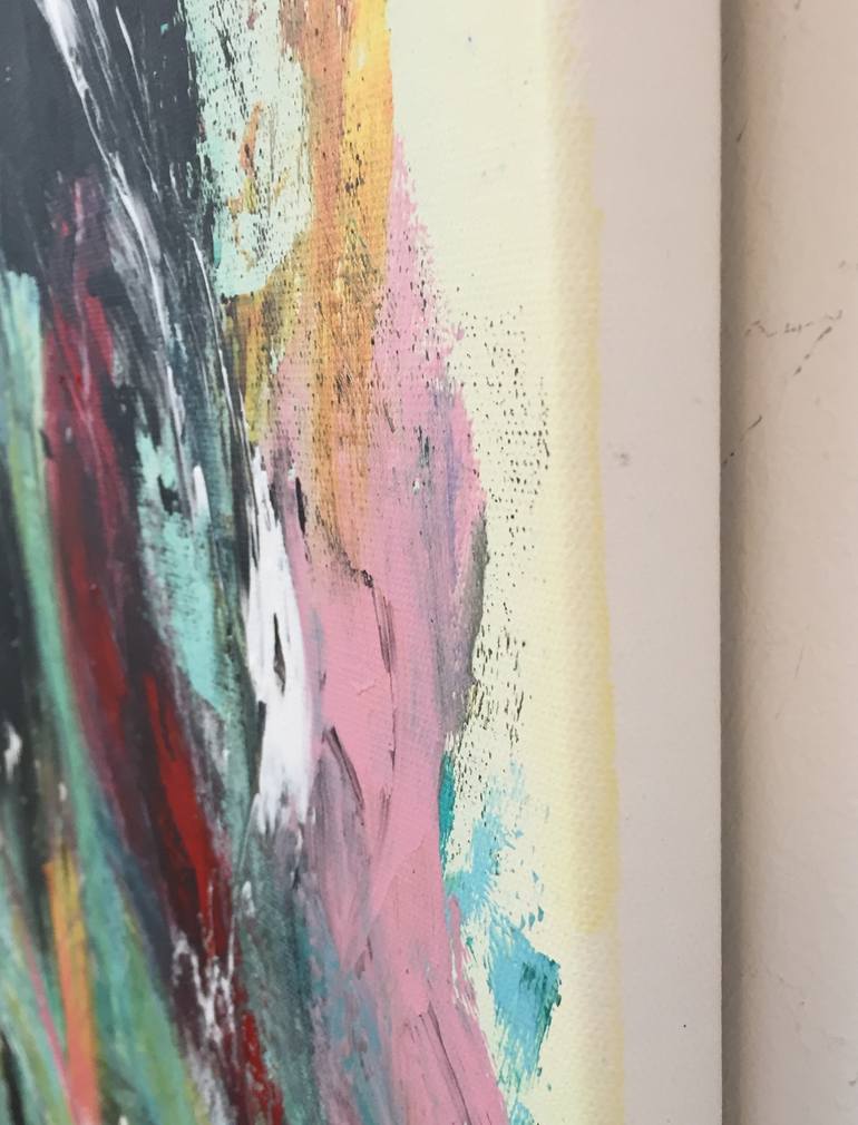 Original Abstract Expressionism Abstract Painting by Christel Haag