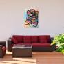 How artwork looks on a wall