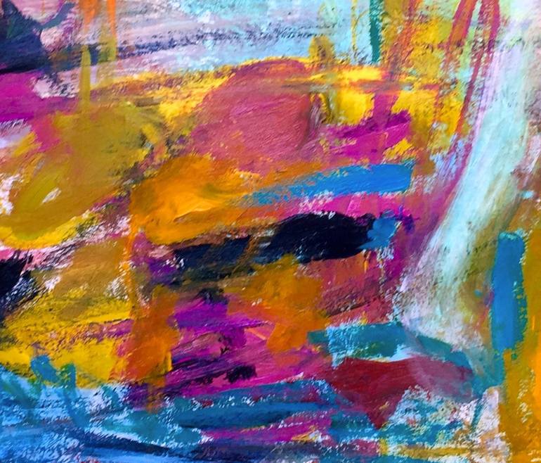 Original Abstract Painting by Christel Haag