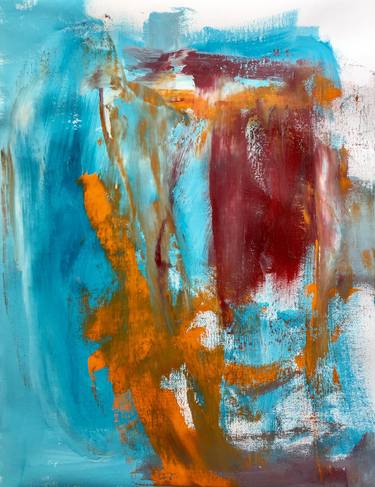 Print of Abstract Expressionism Abstract Paintings by Christel Haag