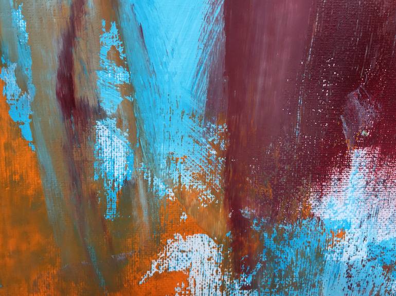 Original Abstract Expressionism Abstract Painting by Christel Haag