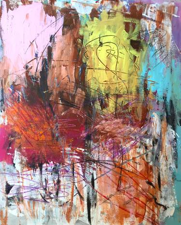 Print of Abstract Expressionism Abstract Paintings by Christel Haag