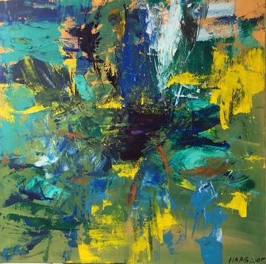 Original Abstract Expressionism Abstract Paintings by Christel Haag