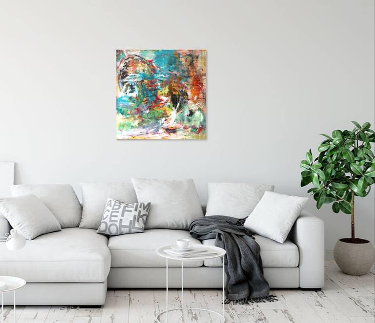 Original Abstract Painting by Christel Haag