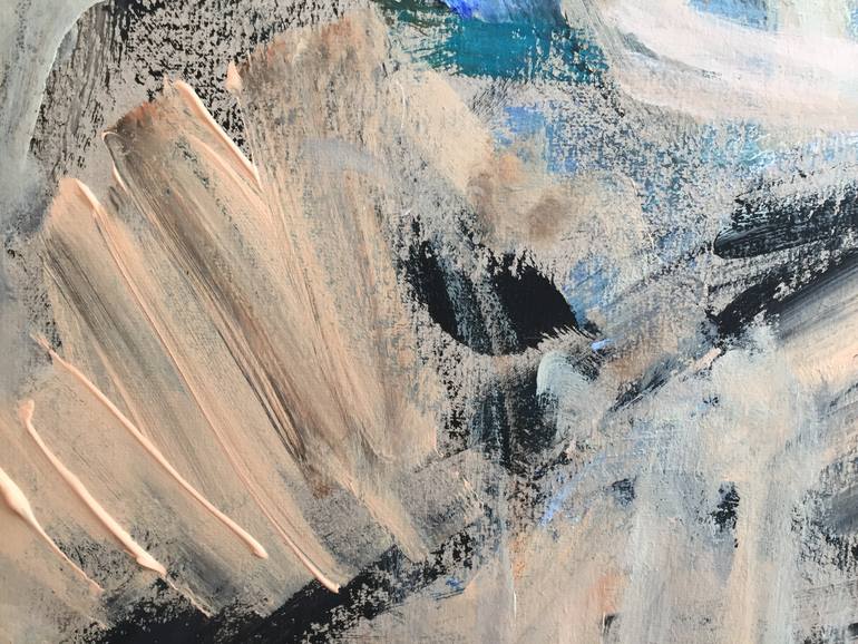 Original Abstract Expressionism Abstract Painting by Christel Haag