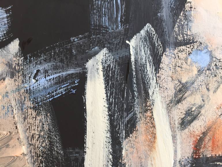 Original Abstract Expressionism Abstract Painting by Christel Haag