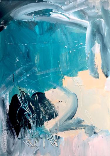 Original Abstract Expressionism Abstract Paintings by Christel Haag