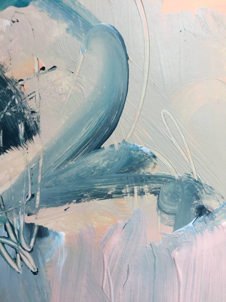 Original Abstract Expressionism Abstract Painting by Christel Haag