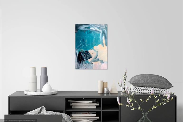 Original Abstract Expressionism Abstract Painting by Christel Haag