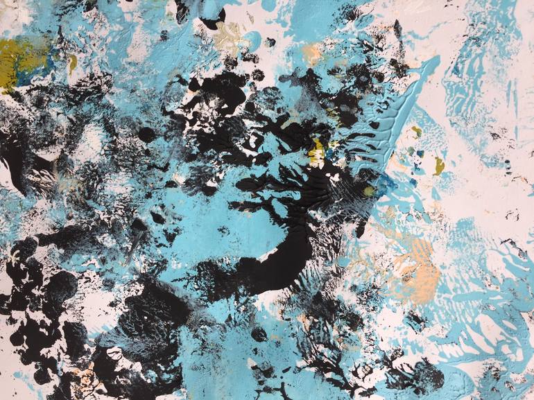 Original Abstract Expressionism Abstract Painting by Christel Haag