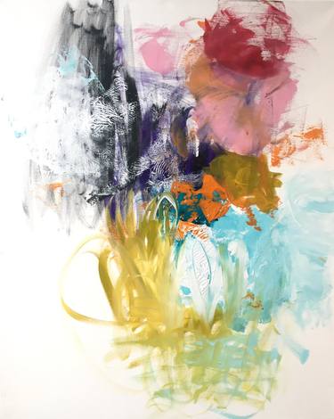 Original Abstract Expressionism Abstract Paintings by Christel Haag