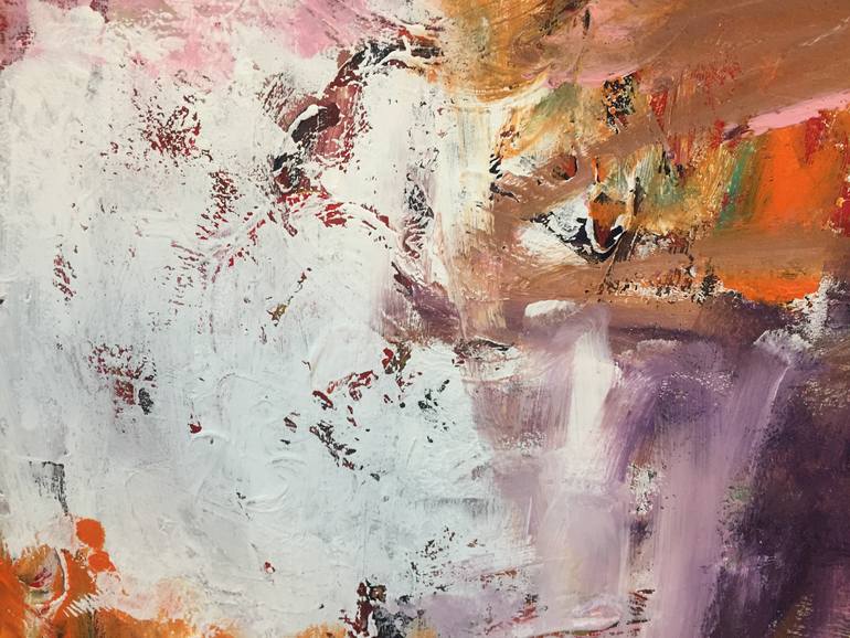 Original Abstract Expressionism Abstract Painting by Christel Haag
