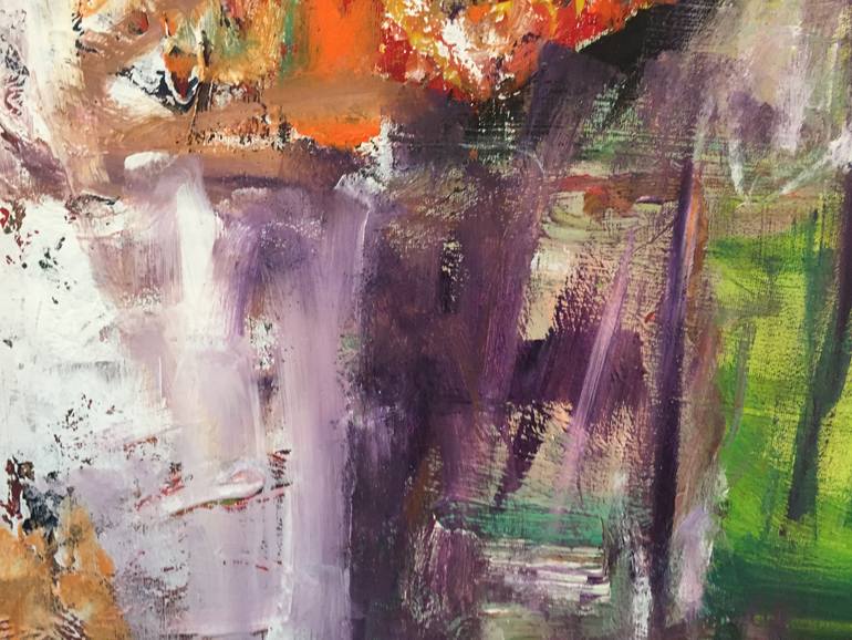 Original Abstract Expressionism Abstract Painting by Christel Haag