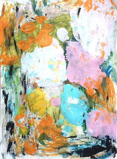 Original Abstract Expressionism Abstract Paintings by Christel Haag