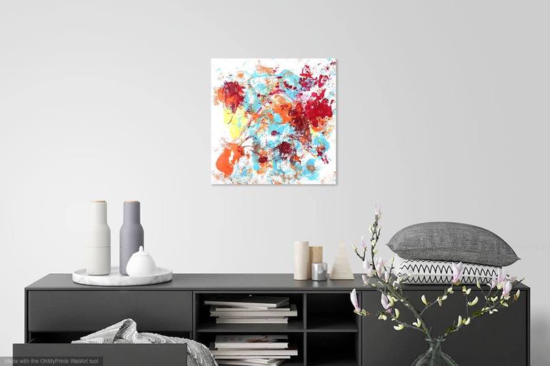 Original Abstract Expressionism Abstract Painting by Christel Haag