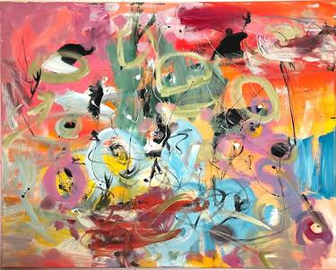 Original Abstract Paintings by Christel Haag