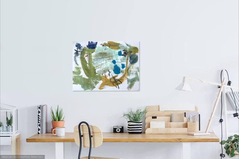 Original Fine Art Abstract Painting by Christel Haag