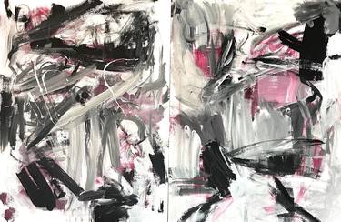 Original Abstract Expressionism Abstract Paintings by Christel Haag