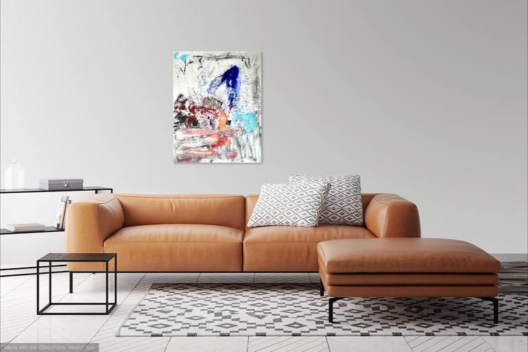 Original Abstract Expressionism Abstract Painting by Christel Haag