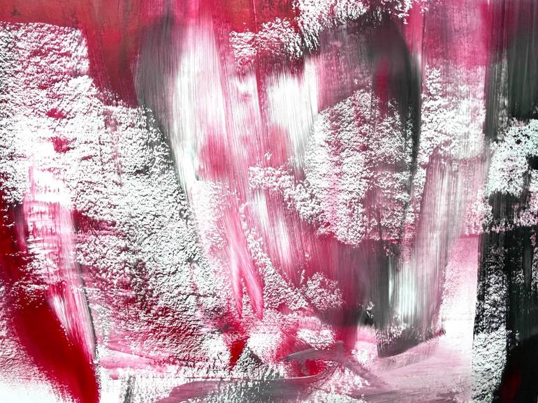 Original Abstract Expressionism Abstract Painting by Christel Haag