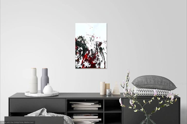 Original Abstract Expressionism Abstract Painting by Christel Haag