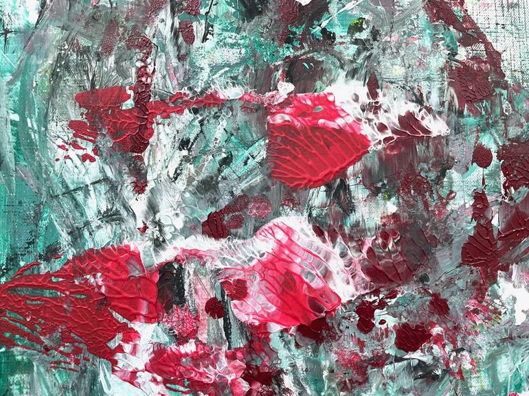 Original Abstract Expressionism Abstract Painting by Christel Haag