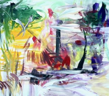 Original Abstract Expressionism Abstract Paintings by Christel Haag