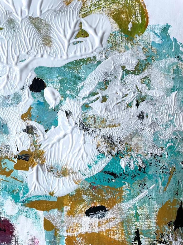 Original Abstract Expressionism Abstract Painting by Christel Haag