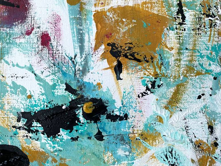 Original Abstract Expressionism Abstract Painting by Christel Haag