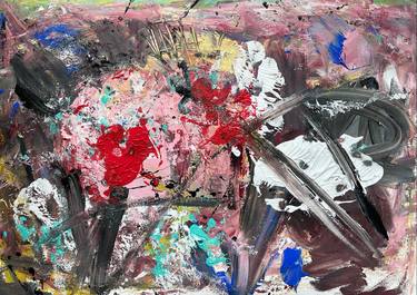 Original Abstract Expressionism Abstract Paintings by Christel Haag