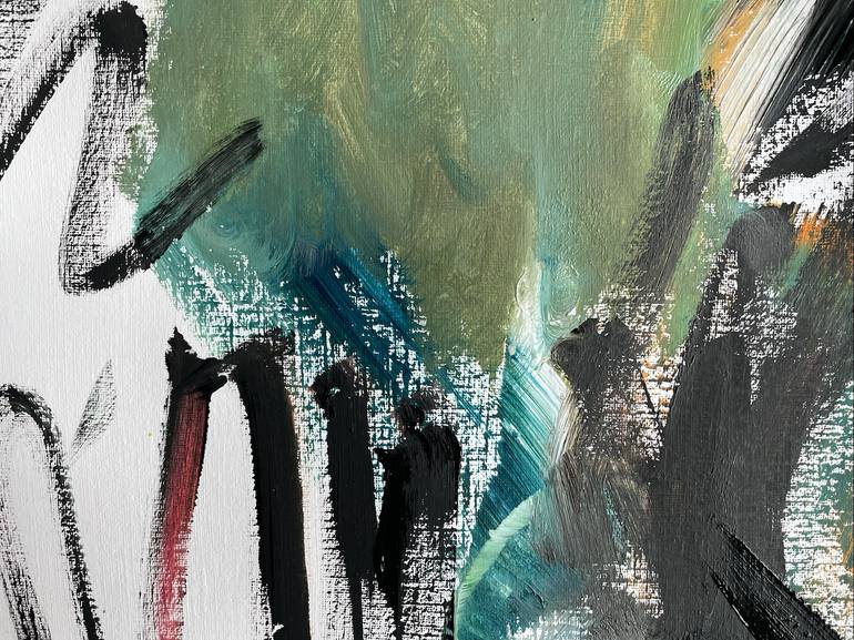 Original Abstract Expressionism Abstract Painting by Christel Haag