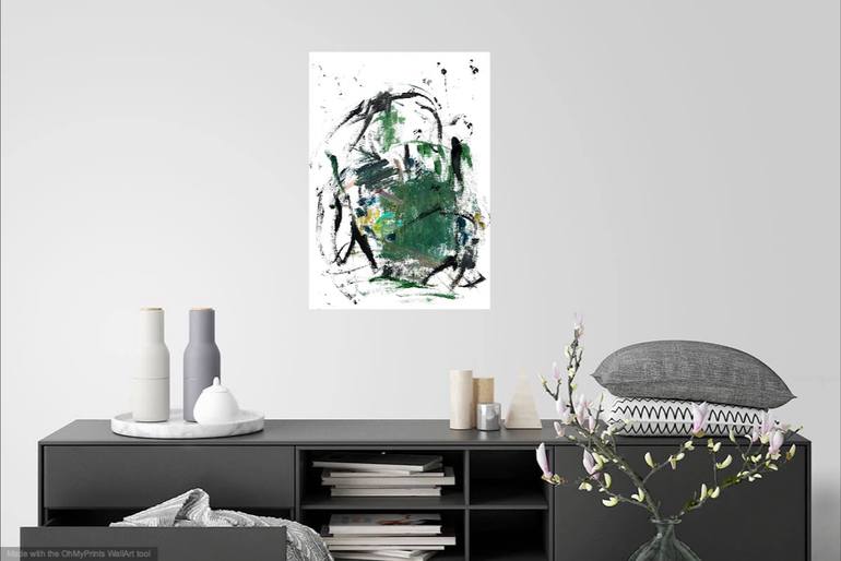 Original Abstract Expressionism Abstract Painting by Christel Haag