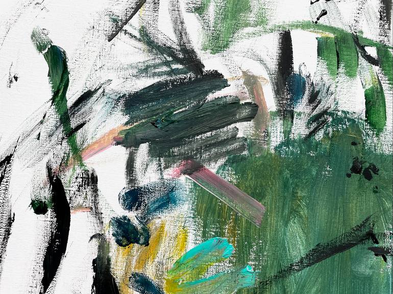 Original Abstract Expressionism Abstract Painting by Christel Haag