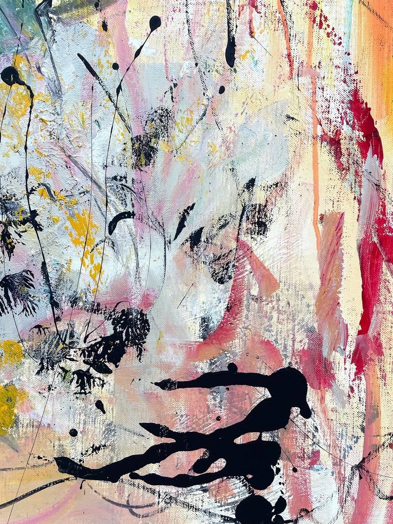 Original Abstract Expressionism Abstract Painting by Christel Haag