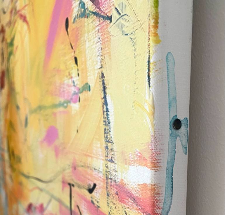 Original Abstract Expressionism Abstract Painting by Christel Haag