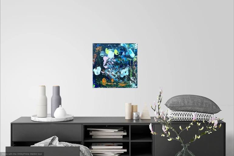 Original Abstract Expressionism Abstract Painting by Christel Haag