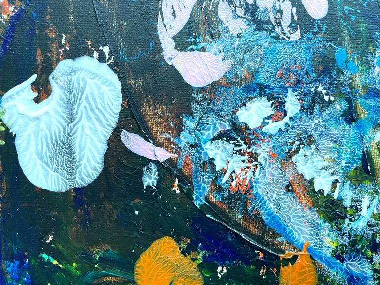Original Abstract Expressionism Abstract Painting by Christel Haag