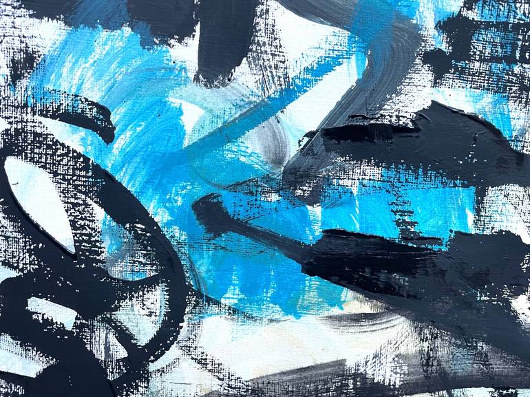 Original Abstract Expressionism Abstract Painting by Christel Haag