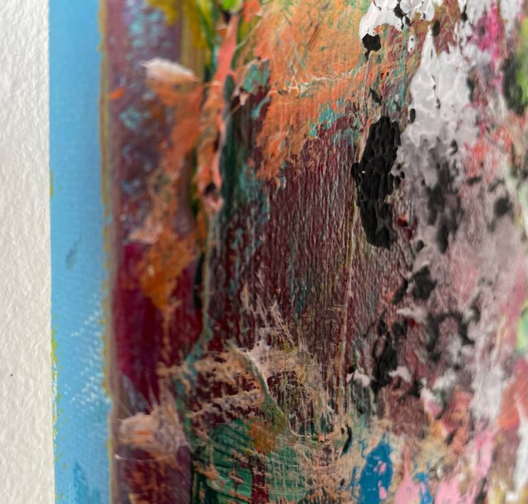 Original Abstract Expressionism Abstract Painting by Christel Haag