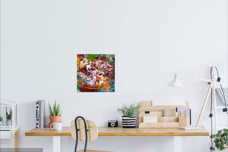 Original Abstract Expressionism Abstract Painting by Christel Haag