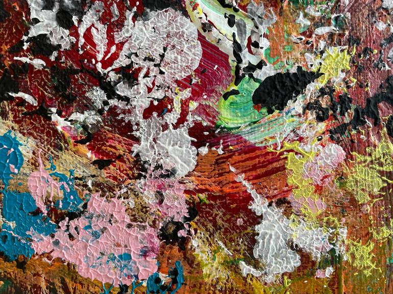 Original Abstract Expressionism Abstract Painting by Christel Haag