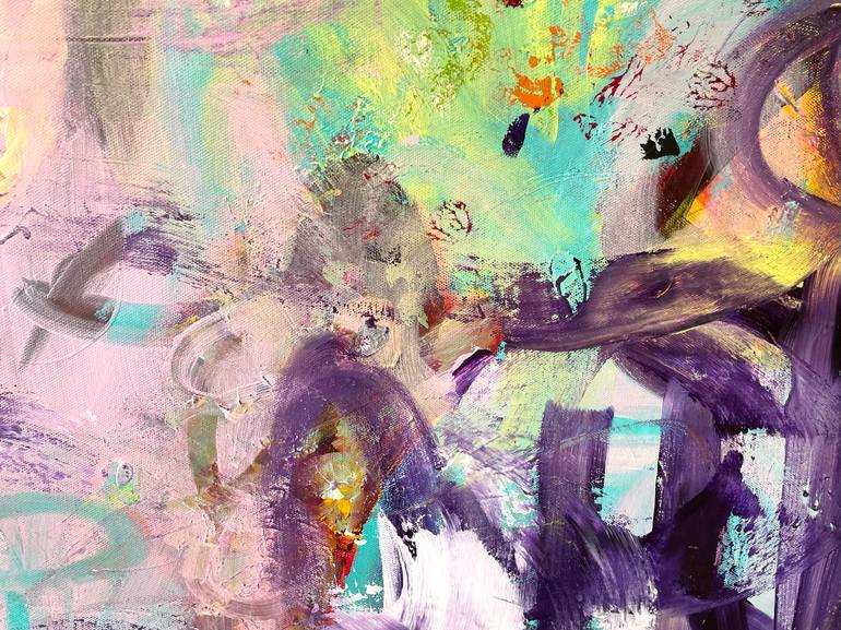 Original Abstract Expressionism Abstract Painting by Christel Haag