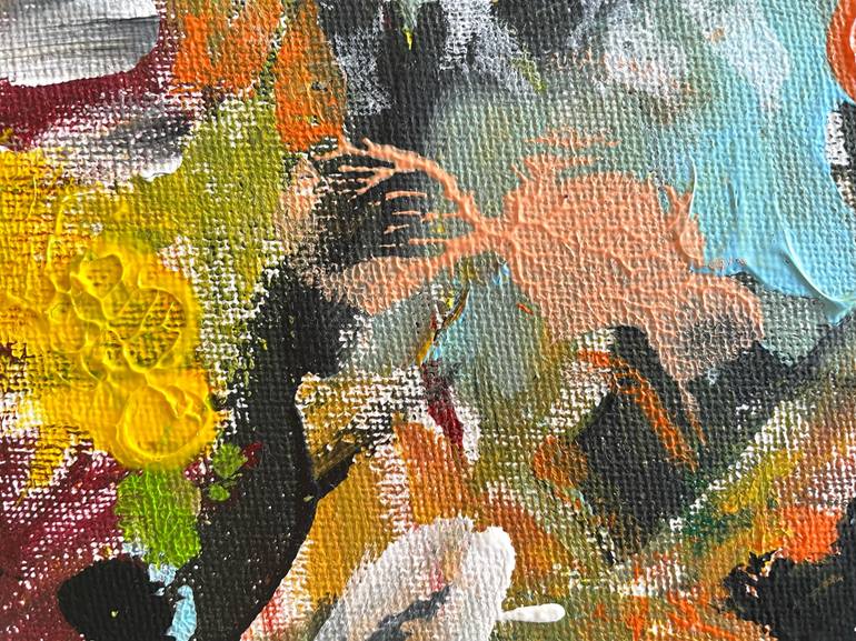 Original Abstract Expressionism Abstract Painting by Christel Haag