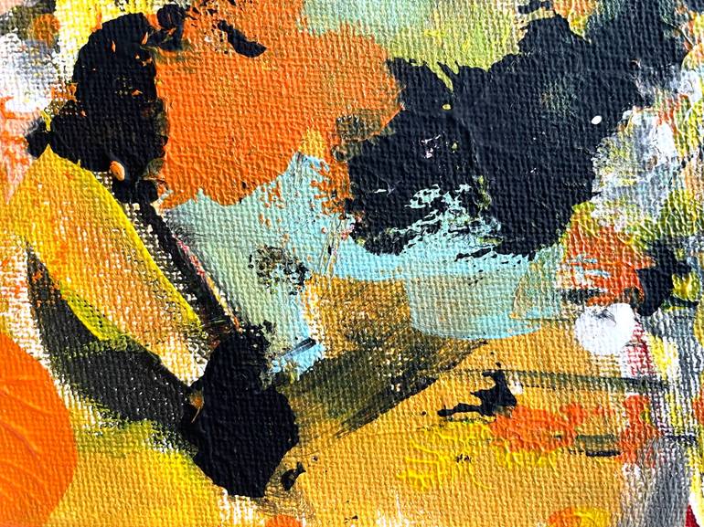 Original Abstract Expressionism Abstract Painting by Christel Haag