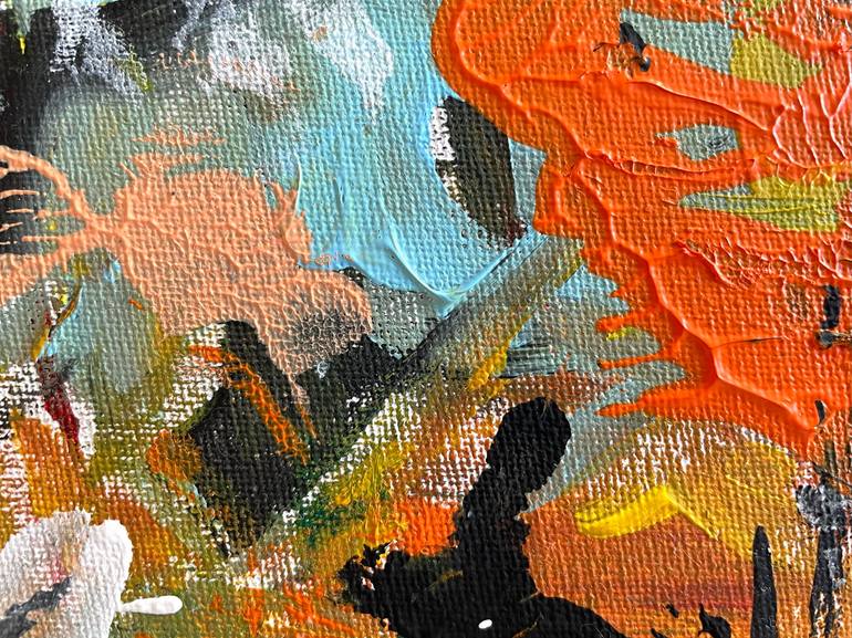 Original Abstract Expressionism Abstract Painting by Christel Haag