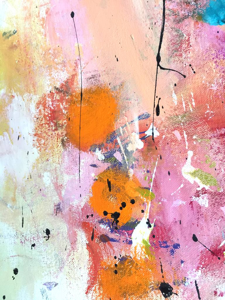 Original Abstract Expressionism Abstract Painting by Christel Haag