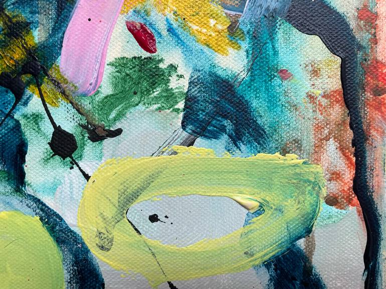 Original Abstract Expressionism Abstract Painting by Christel Haag