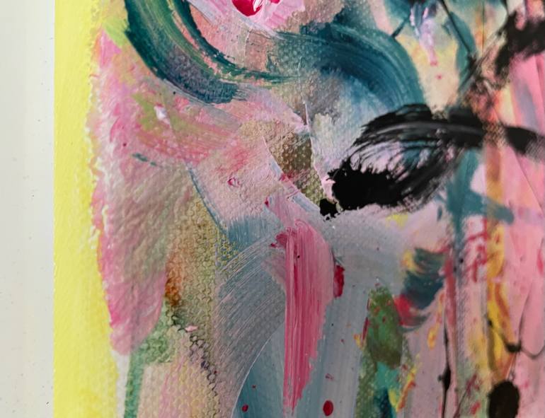 Original Abstract Expressionism Abstract Painting by Christel Haag