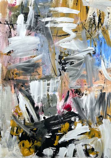 Print of Abstract Expressionism Abstract Paintings by Christel Haag